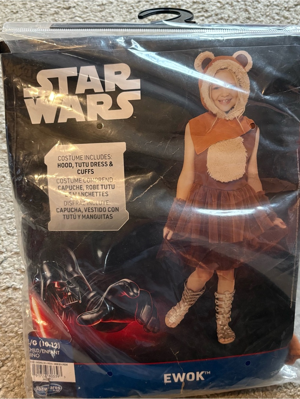Star Wars Ewok Costume Large NEW 10 12 Halloween Disney Girls Dress